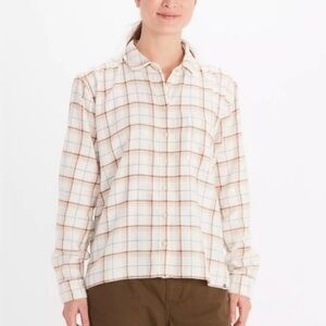 Marmot Mountain Works Fairfax Boyfriend Midweight Flannel Shirt S